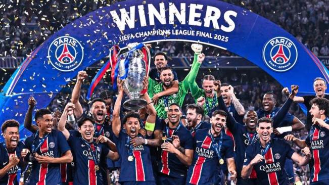 PSG juara Liga Champions 2025. [Instagram]